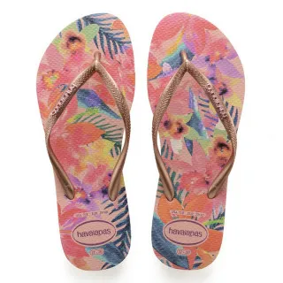 HAVAIANAS SLIM TROPICAL BALLET ROSE 