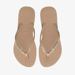 HAVAIANAS SLIM METAL LOGO AND CRYST 