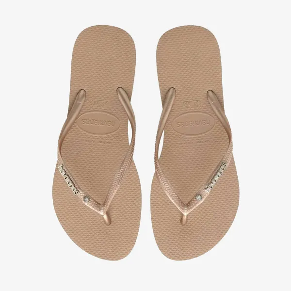 HAVAIANAS SLIM METAL LOGO AND CRYST 
