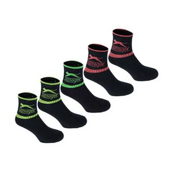 Slazenger 5PK CREW SOCK 00 DARK ASST LADIES 