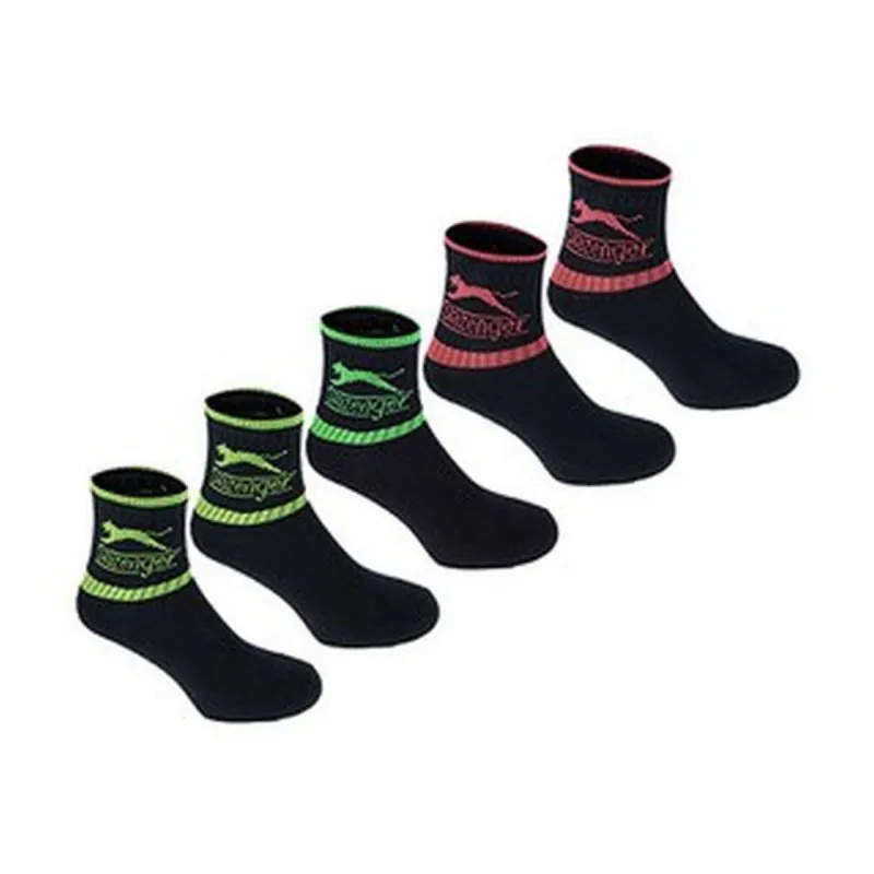 Slazenger 5PK CREW SOCK 00 DARK ASST LADIES 