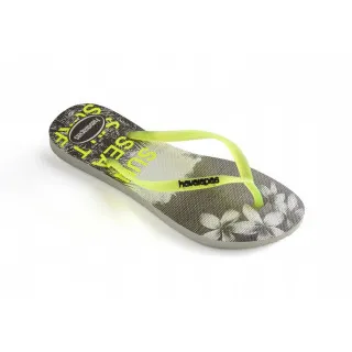 HAVAIANAS SLIM PAISAGE WHITE/YELLOW 