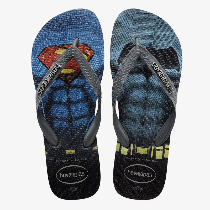 HAVAIANAS BATMAN V SUPERMAN BLACK/GREY 