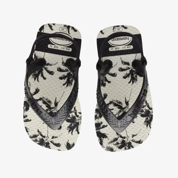 HAVAIANAS BABY CHIC II WHITE BLACK 