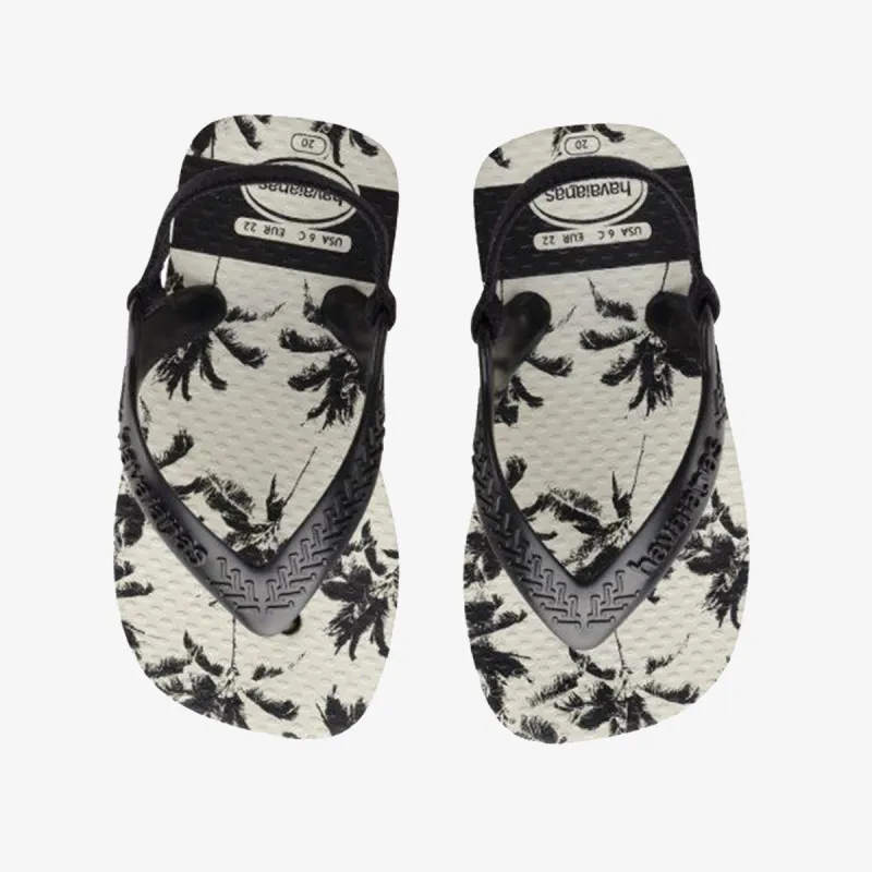 HAVAIANAS BABY CHIC II WHITE BLACK 