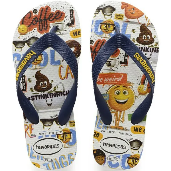 HAVAIANAS Japanke KIDS EMOJI MOVIE WHITE 