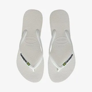 HAVAIANAS SLIM BRASIL LOGO WHITE 
