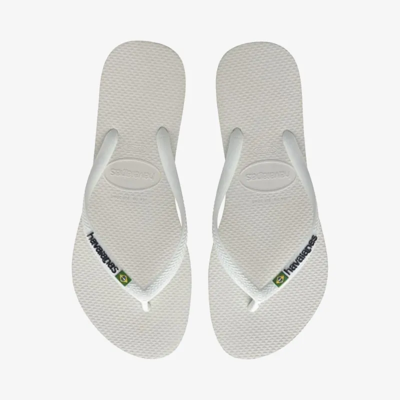 HAVAIANAS SLIM BRASIL LOGO WHITE 
