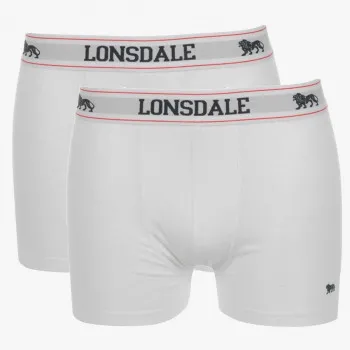 Lonsdale Donje rublje 2 PK TRUNK SN40 WHITE 