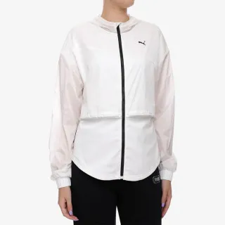 Puma TRAIN ULTRA HOODED JACKET PUMA WHITE 