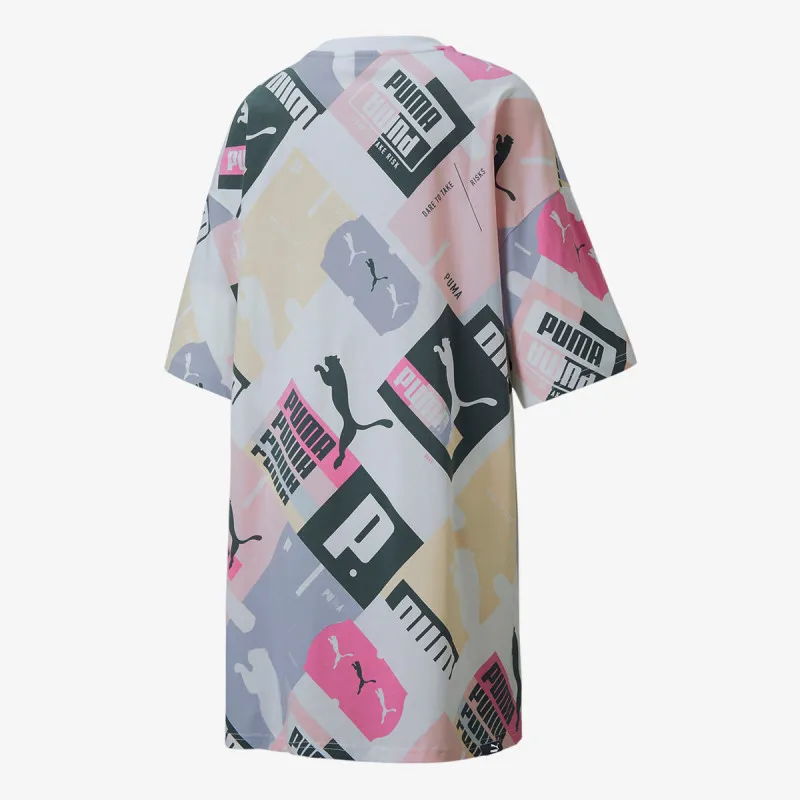 Puma PUMA Brand Love AOP Tee Dress 