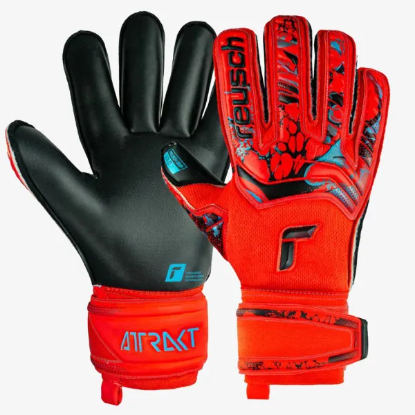 Reusch Golmanske rukavice ATTRAKT GRIP FINGER SUPPORT JUNIOR 