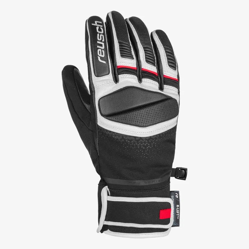 Reusch MASTERY BK/WH/FIRE RED 