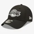 New Era BLACK WHITE 9FORTY LOSLAK  BLK 