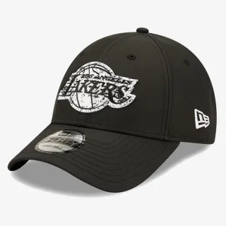 New Era BLACK WHITE 9FORTY LOSLAK  BLK 