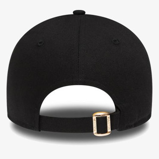 NEW ERA ŠILTERICA WMNS METALLIC LOGO 9FORTY NEYYAN  BLKRGS 