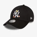 New Era WMNS FLOWER 9FORTY NEYYAN  BLKWHI 