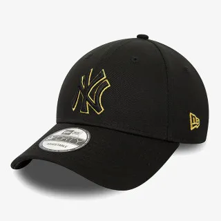 New Era Šilterica METALLIC OUTLINE 9FORTY NEYYAN  BLKMTG 