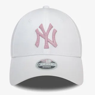 New Era WMNS METALLIC LOGO 9FORTY NEYYAN  WHI 