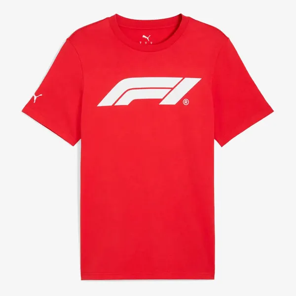 Puma F1 ESS Logo Tee 180g Pop Red 