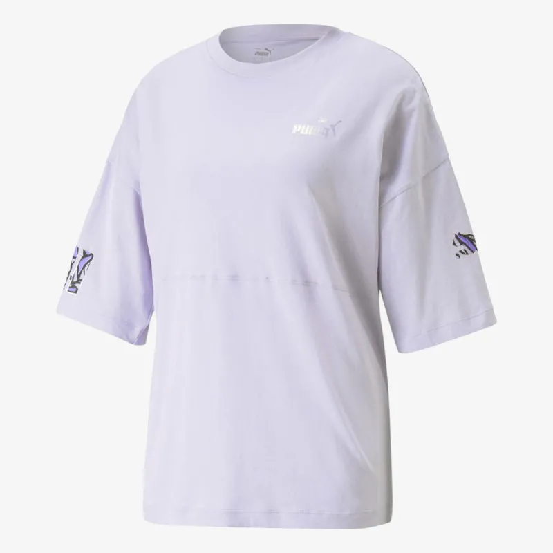 Puma PUMA POWER NOVA SHINE Colorblock Tee 