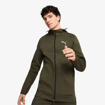Puma Majica s kapuljačom s patentom Evostripe 