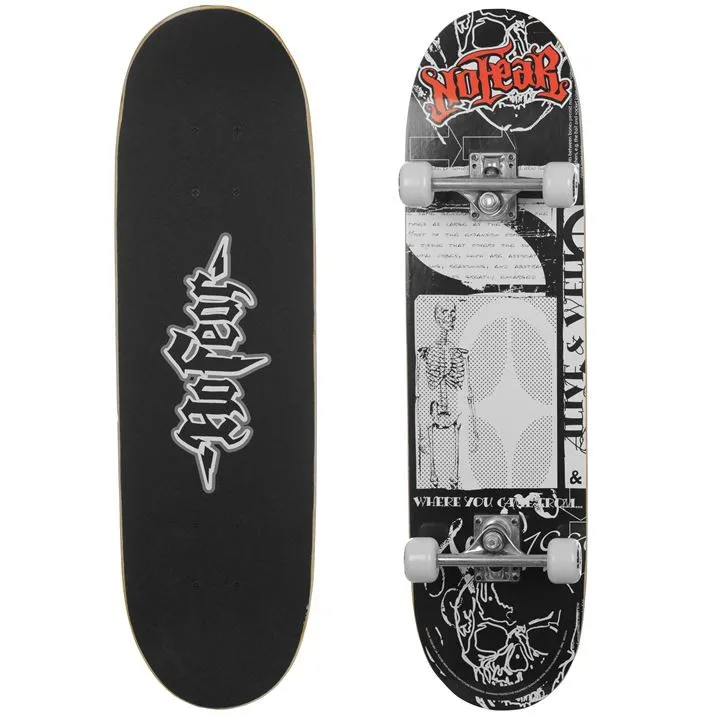 NO FEAR No Fear Skateboard Snr 40 Black 