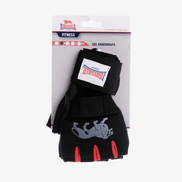 Lonsdale GEL HANDWRAP 0 0BLACK/RED 