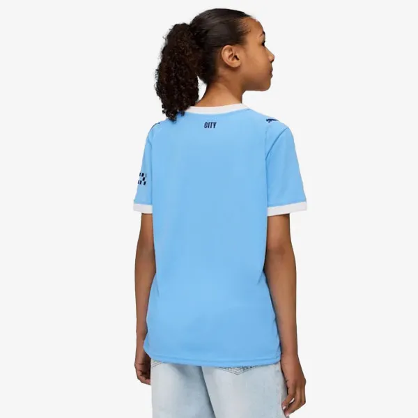 Puma MCFC Home Jersey Replica Jr Team Light B 