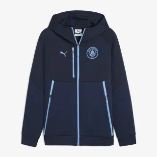 Puma MCFC PUMATECH FZ Hoodie Deep Navy-Team L 