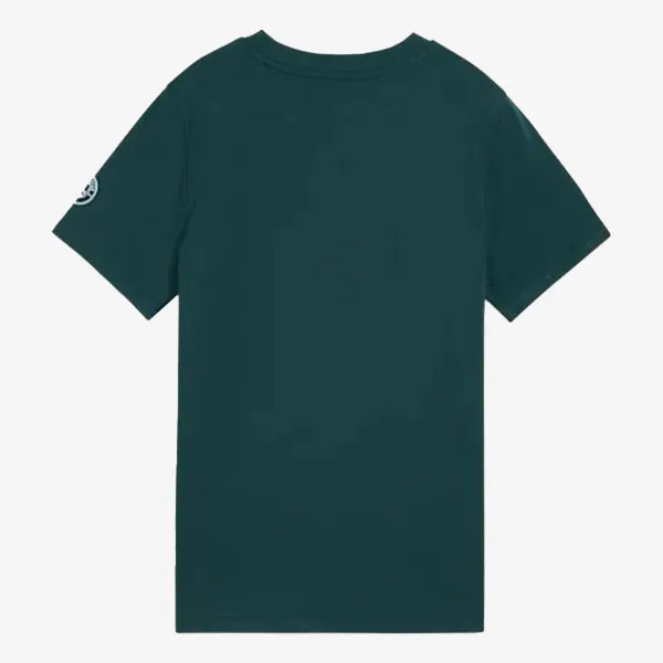 Puma MCFC FtblCulture Tee Jr Green Terrain-Se 