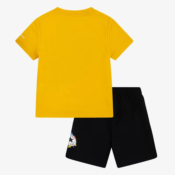 JORDAN Komplet za djecu CNVB SQUIGGLE S/S TEE+FT SHORT 