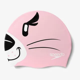 Speedo PRINTED CHARACTER CAP IU LTS PINK/BLACK 