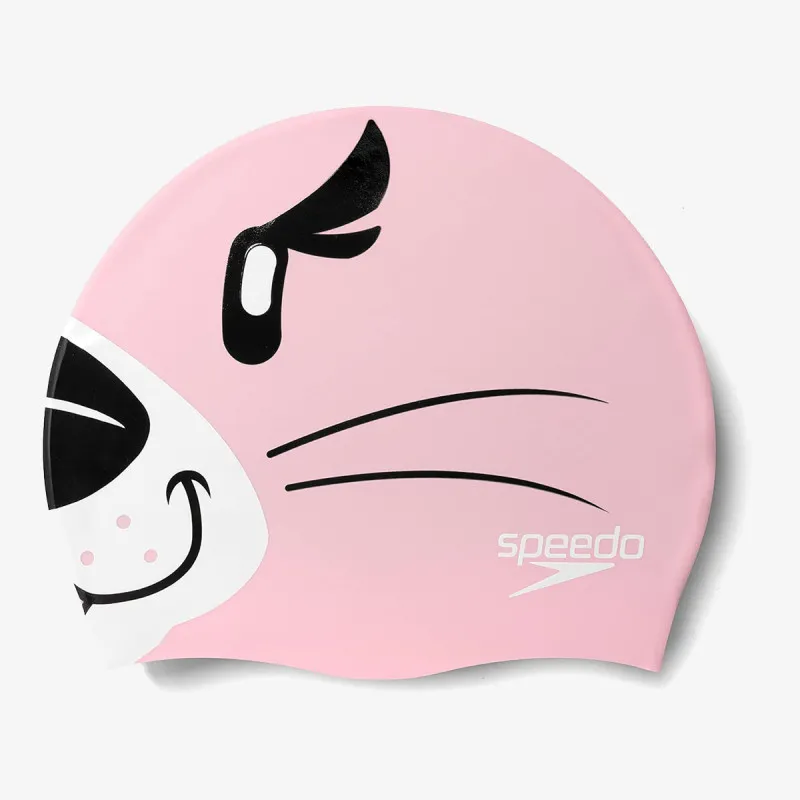 Speedo PRINTED CHARACTER CAP IU LTS PINK/BLACK 