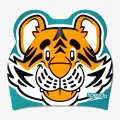 Speedo PRINTED CHARACTER CAP IU LTS ORANGE/GREE 
