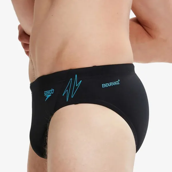 Speedo Kupaći HYPERBOOM SPL 7CM BRF AM BLACK/BLUE 