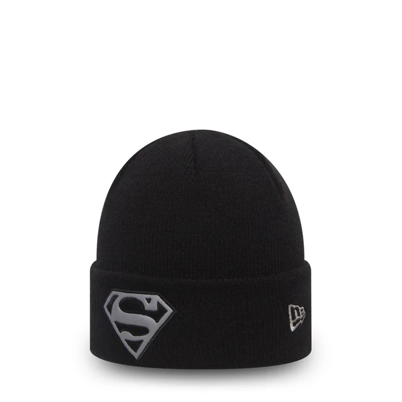 New Era KAPA JR REFLECT CUFF KNIT SUPMAN BLK 