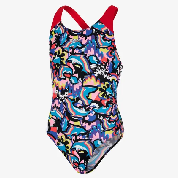 Speedo Kupaći kostim PLMT DIGI SPBK JF BLUE/RED 