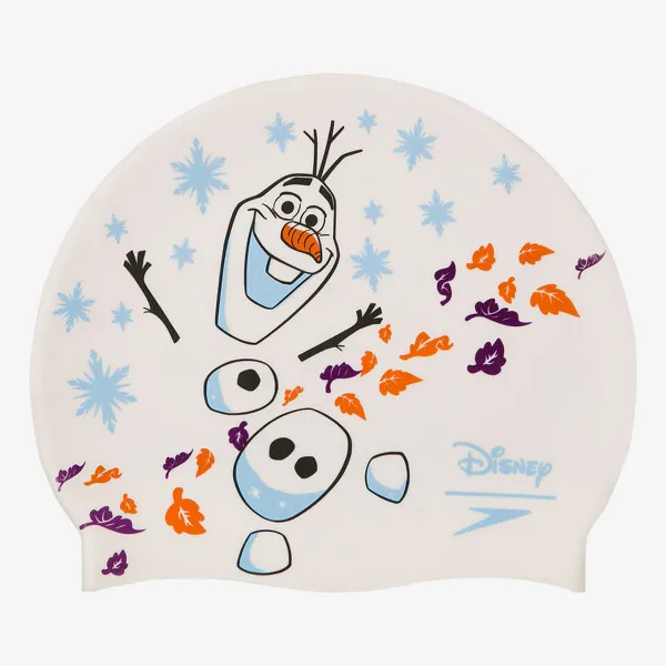 Speedo Plivačka kapa FROZEN 2 OLAF SLOGAN CAP JU WHITE/BLUE 