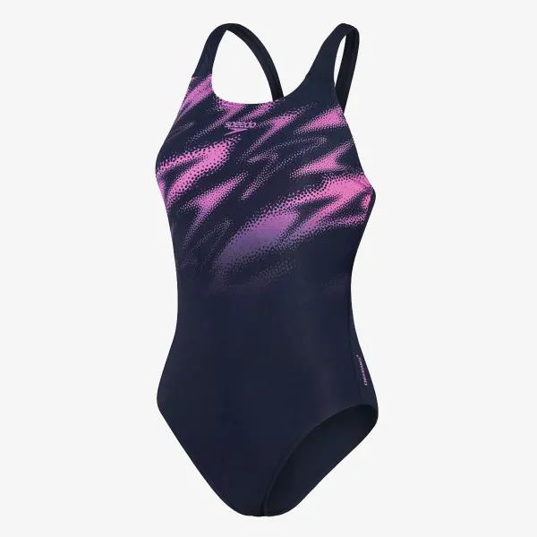 Speedo Kupaći kostim HYPERBOOM PLMT MSBK AF NAVY/PINK 