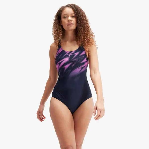 Speedo Kupaći kostim HYPERBOOM PLMT MSBK AF NAVY/PINK 