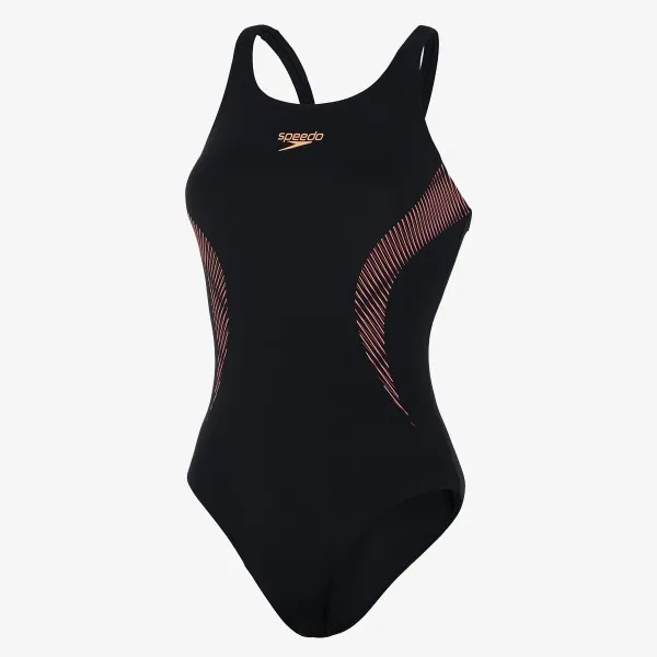 Speedo Kupaći kostim PLMT MSBK AF BLACK/RED 