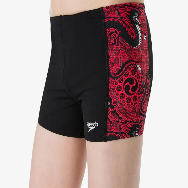 Speedo Kupaće gaće DRAGONZEN ALOV PANEL ASHT JM RED/BLACK 