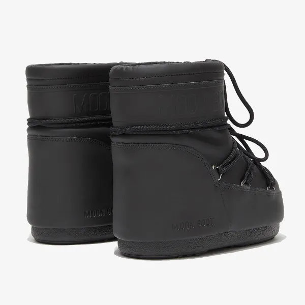 MOON BOOT MB ICON LOW RUBBER BLACK 