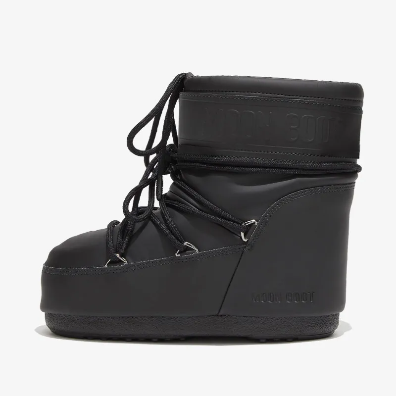 MOON BOOT MB ICON LOW RUBBER BLACK 