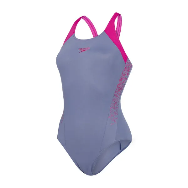 Speedo Kupaći kostim BOOM SPL MSBK AF GREY/P 