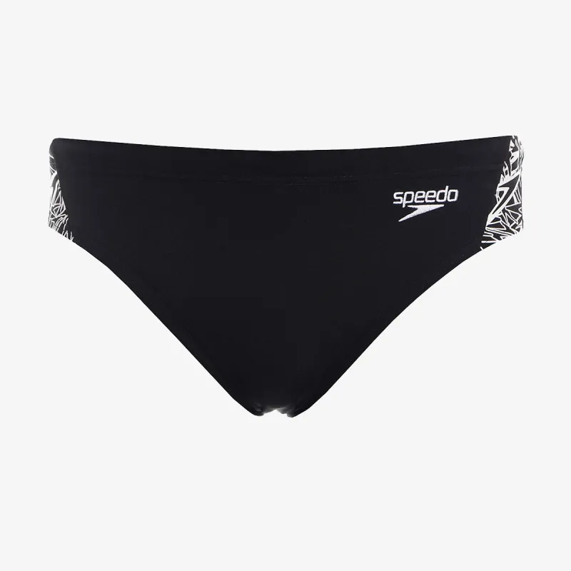 Speedo BOOM SPL 7CM BRF AM BLACK/WHITE 