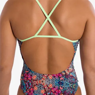Speedo SINGLE XBCK TF BLACK/GREEN 