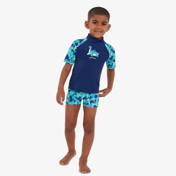 SPEEDO OPREMA ZA PLIVANJE Short Sleeve Printed Rash Top Set 