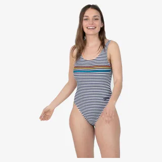 Speedo DEEP U-BK HI LEG 1PC AF NAVY/WHITE 